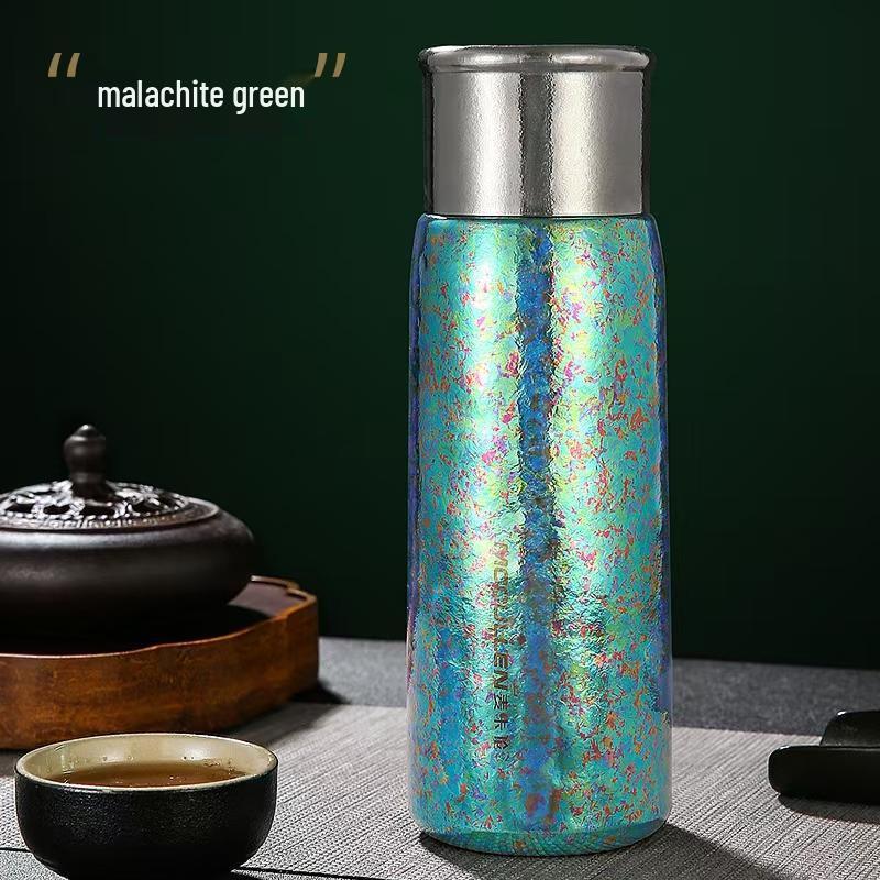 MCCULLEN Magnetic Suspension Pure Titanium Tea Infuser Thermal Cup 400ml