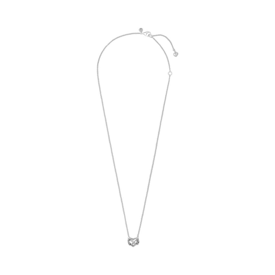 (W) Pandora Sparkling Infinity Heart Collier