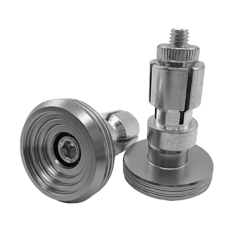 

Metal Motorcycle Grips End Caps with Anti Slip surfaces Motorcycle Handlebar Plugs Aluminum for Improves ridings Comfort серебряный