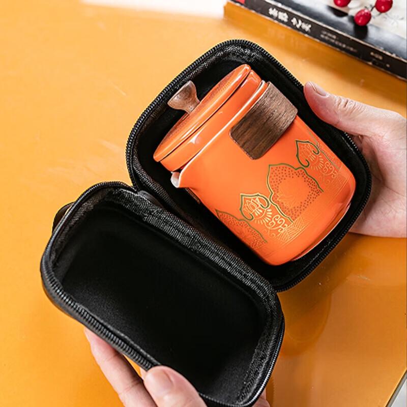 Portable Ceramic Travel Gongfu Tea Set