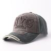 European and American new men's and women's outdoor curved brim baseball cap retro letter NYC sticker personalized cap