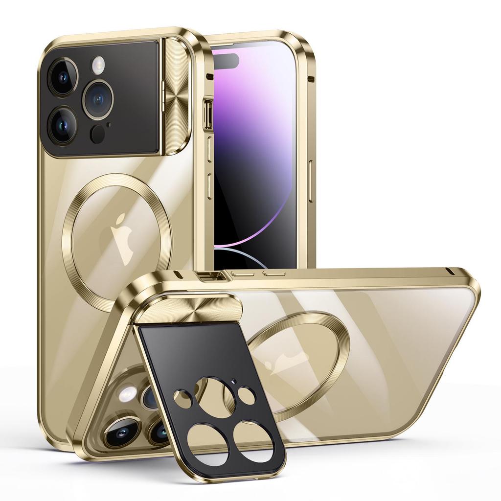 iPhone 15 Pro Max Magnetic Buckle Bracket Case, Compatible with iPhone 13/14