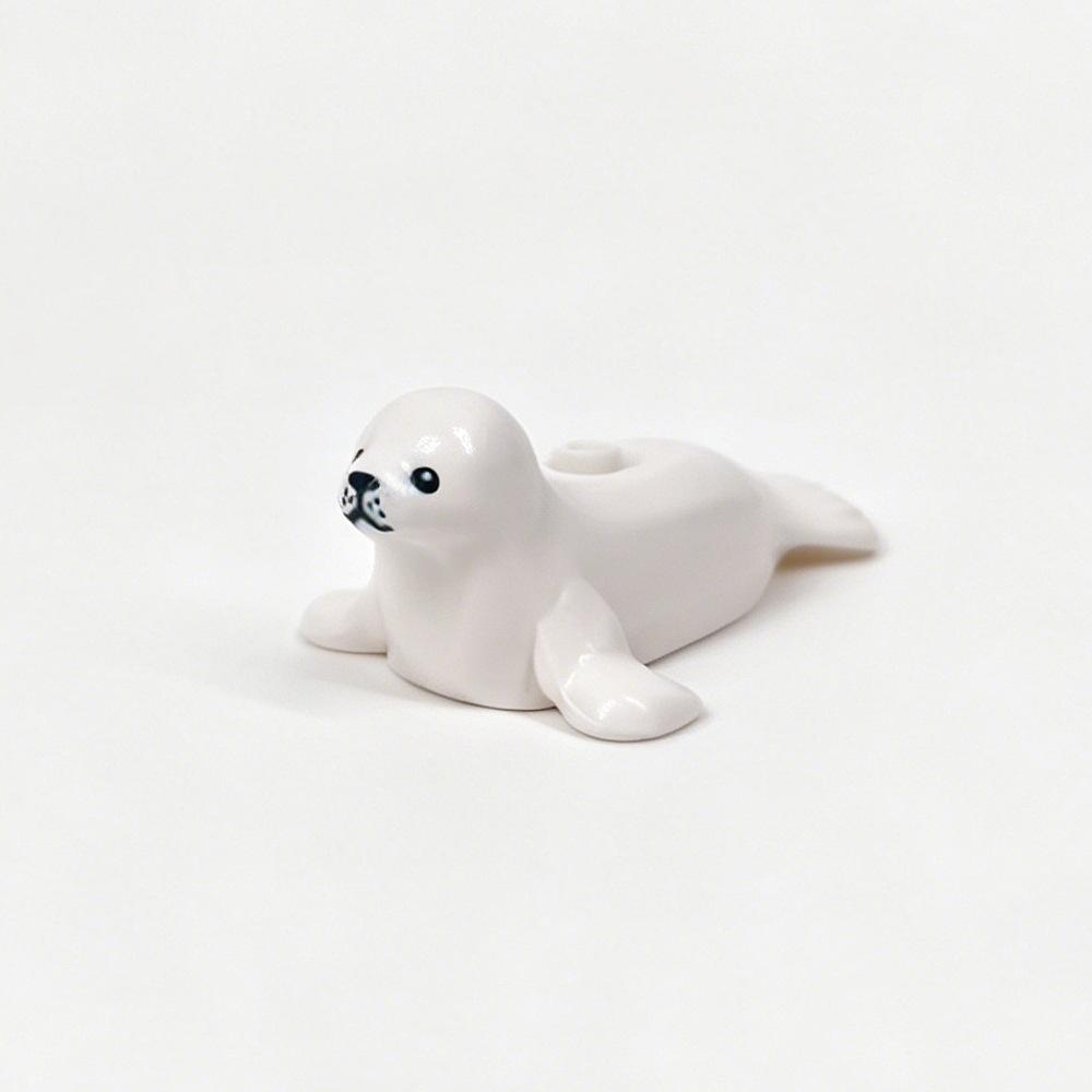 Animal Printed DIY Parts: Goat, Seagull, Penguin, Fish, Sheep - Compatible with MOC Building Block Toys