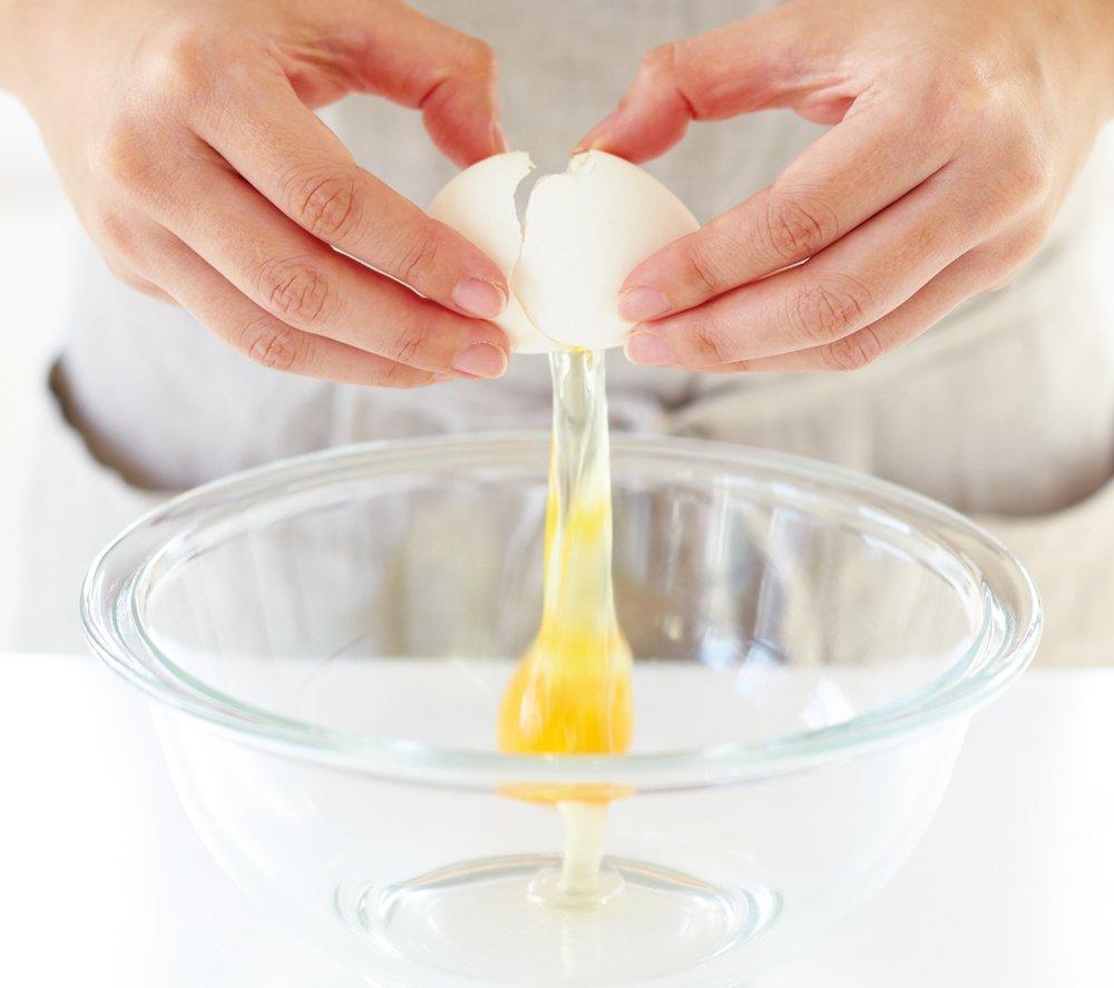 Iwaki AGC Techno Glass, Heat Resistant Glass Bowl, Round, 4 Piece Set, Includes Measuring Cup