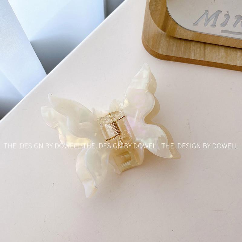 Handcrafted Acetate Material Butterfly Hair Clip For Stylish Updos And Casual Looks