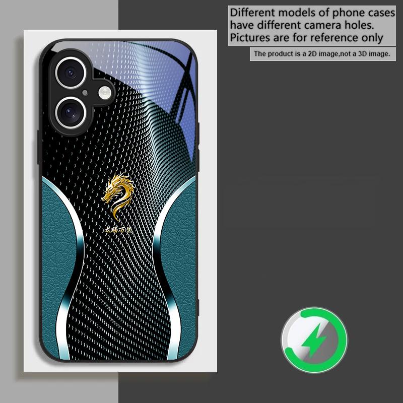 

The majestic dragon head For iPhone 17 Pro Max 16E 15 Pro 14 13 Plus 12 mini 11 XR Xs 7 8 16 Air For Magsafe Glass Phone Case iPhone 8