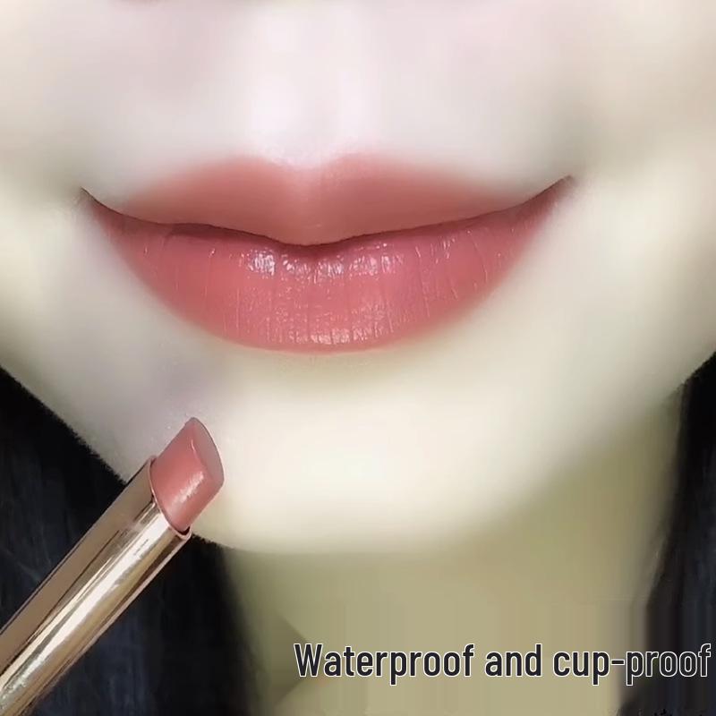 Nude Brown Rose Moisturizing Matte Lipstick: Long-lasting, Non-Fade, Non-Transfer, Non-Stick Cup.
