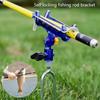 New 1Pc Fishing Rod Ground Insertion Bracket With Rod Drop Lock And Rod Lift Unlock Available The Frame Head Is Deta