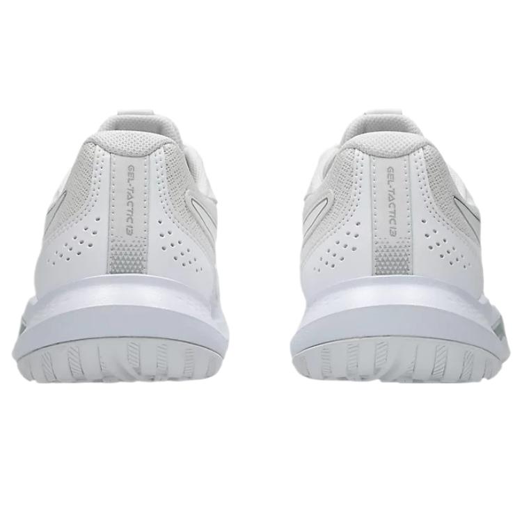 Asics Gel Tactic 13 White Pure Silver Women Sneakers 1072A118-100
