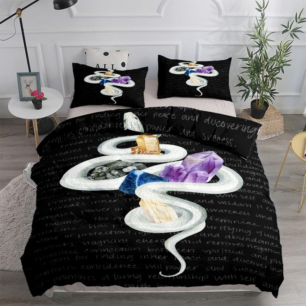 

Комплект пододеяльников Watercolor Crystal Art King Queen Double Full Twin Single Size Комплект постельного белья EU single(135x200cm)