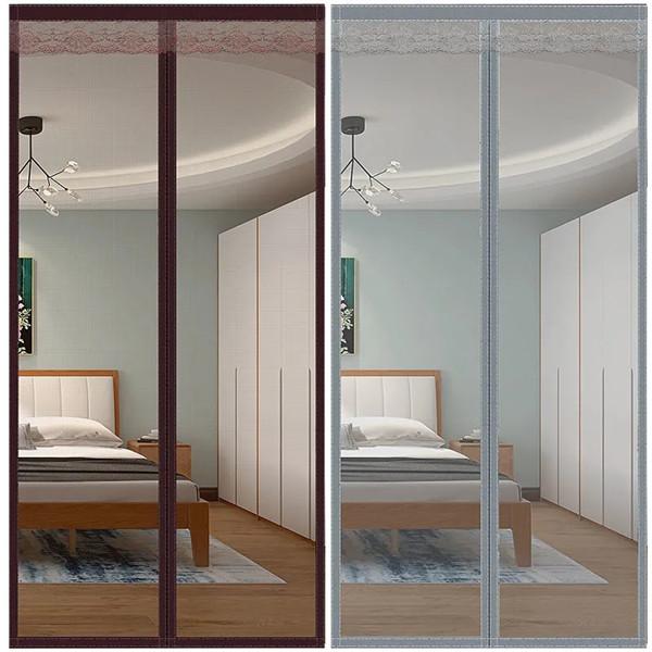 Magnetic Mosquito Nets for Doors Summer Mesh Door Curtain Automatic Closing Fly Net Can Be Customized Magnetic Door Screen