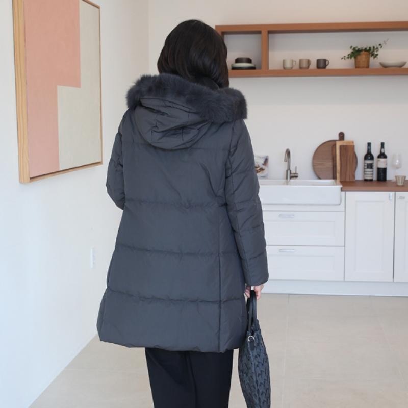 Shiz Madam Women S Fox Fur Duck Down Coat J31749