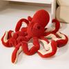 Cartoon Kreativ Gestrickte Tier Plüschpuppe Gestrickter Elefant Oktopus Hai Fuchs Dinosaurier Kaninchen Bär Schildkröte Beruhigungsspielzeug Für Kinder