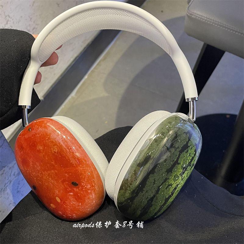 

INS Summer Fruits and Vegetables for Apple Airpodsmax Headset Bluetooth Earbuds Case Protective Case Apple Airpodsmax Watermelon