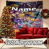 Custom Name Personalized Saint Seiya Print Tapestry, Wall Art Decor, Bedroom, Dorm, Apartment, LivingRoom, Party Backdrop, Gift for Birthday