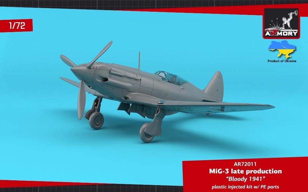 Armory 1/72 MiG-3 Late Model 1941 Plastic Model AMR72011