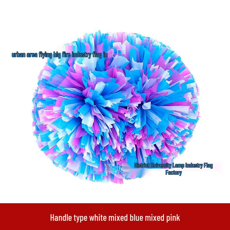 פונפונים גדולים מט לצ'ירלידינג עם ידיות דו-ראשיות