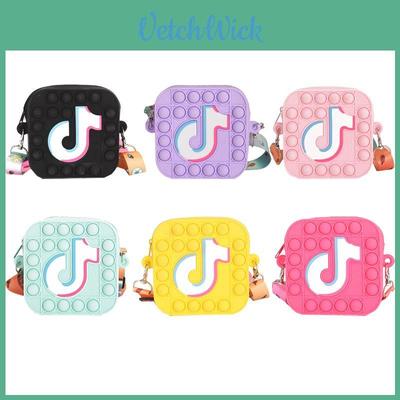 Pop Push Bubble Tiktok Coin Bag Sensory Fidget Toy It Stress Relief  Autism