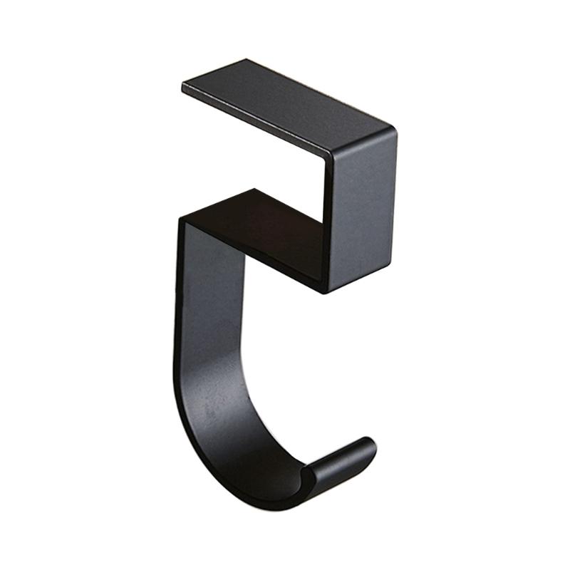 Ryggsäckskrok för skrivbordssida för studenter Metallhängare för skolväska Aluminiumväskhängare för skola Klämkrok för under skrivbord