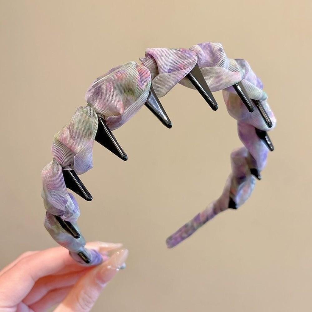 U Shape Hairband Pleated Hair Comb Fashion Hair Hoops  Hair  Accessories