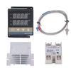 PID Temperature Controllers Kit 0‑400 celsius  Waterproof High Accuracy REX C100 Temperature Controller for Farm 100V‑240V