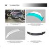 Hydrographic Tail Wing Spoiler for 2012-2017 Mercedes CLS-Class (W218)