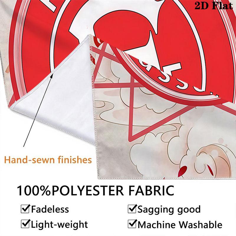 Fortuna Düsseldorf Wall Hanging Printed Fabric Blanket Decorative Tapestries for Bedroom Living Room Home Decor
