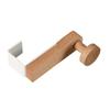 Multiple Purpose Cabinet Hook with Iron & Wood Space Saving Door Mount Hook 4pcs for Hanging Items In Various Rooms Saving