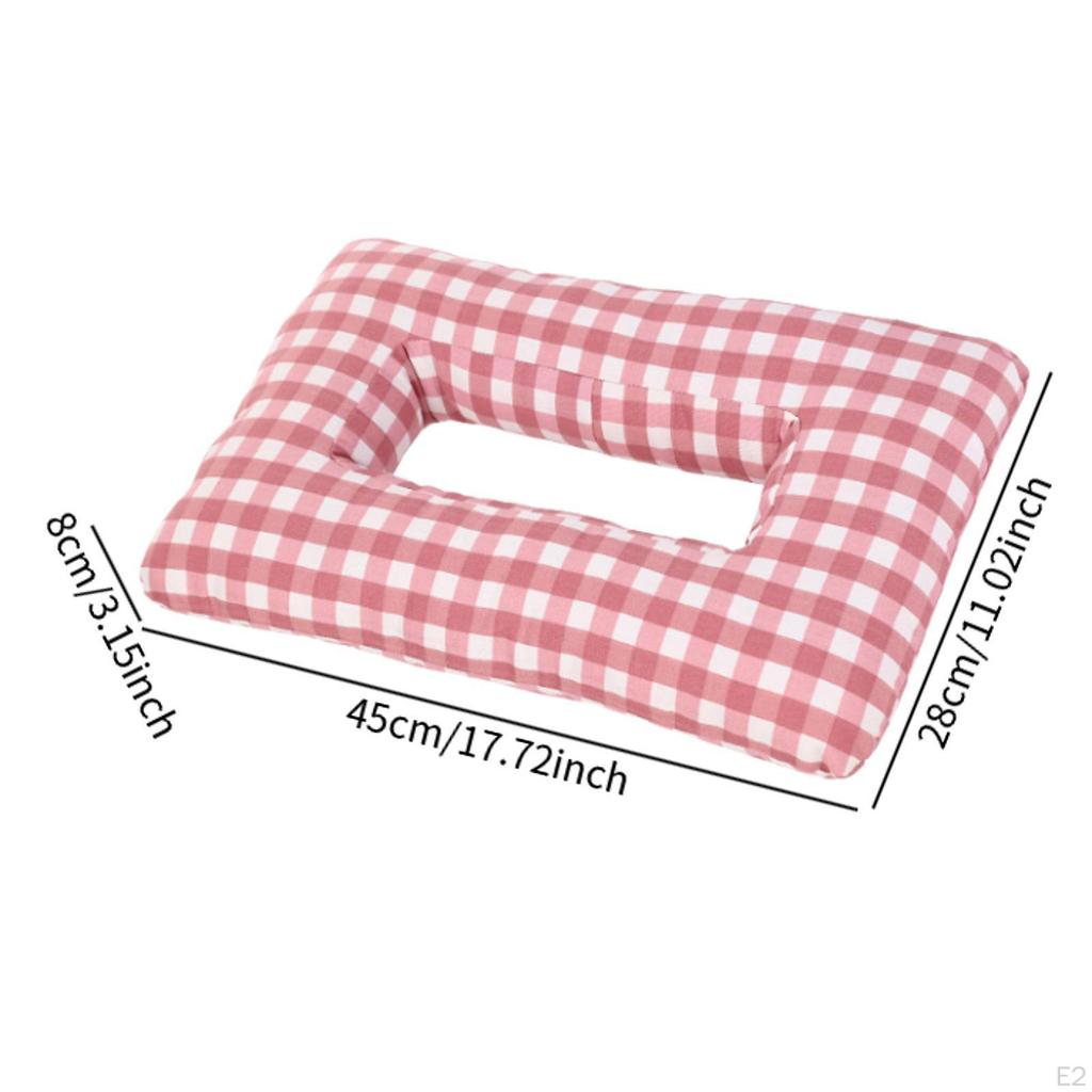 Comfortable Sleep Pillow for Side Sleepers with Center Hole And Material Suitable Bedroom