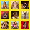 Singer S-Shakira Throw Pillow Case For 45cm 40cm 30cm 50cm 55cm Square Home Pillowcase Case