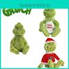 Grinch Christmas Chefs Dress Up Plush Toys Stuffed Dolls Kids Gift Soft Cuddly