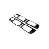 4PCS For Toyot@ Tundra 2014- Matte Black Car Door Handle Frame Trim Cover