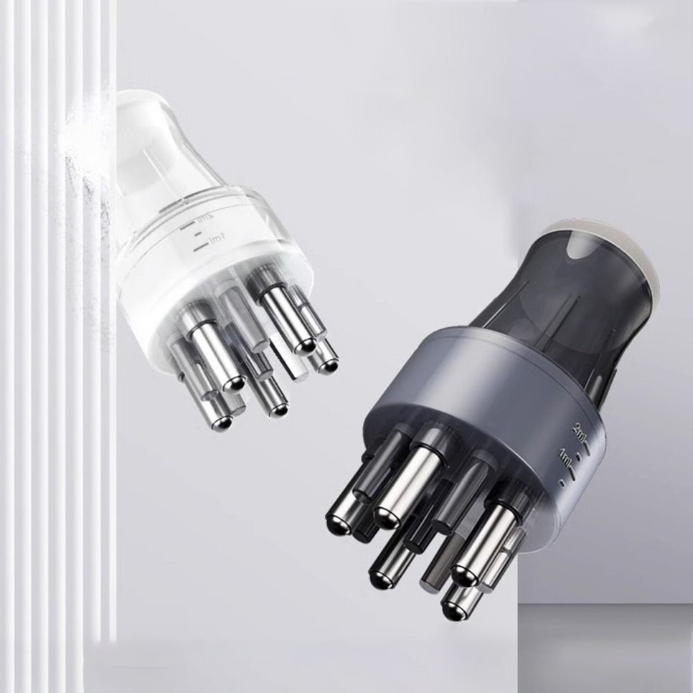 

Plastic Liquid Guiding Comb with Scale Scalp Massager Hair Roots Massager Hair Growth белый