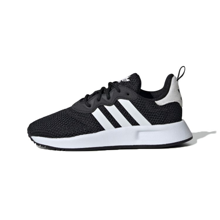 Adidas Originals X_PLR Fabric Non-Slip Breathable Low-Top Sports Casual Shoes Kids Sneakers Black White EF6091
