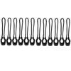 6/12Pcs Luminous Zipper Pullers Tent Zipper Pull Slider Head Tool Convenient Zipper Extension Knapsack Jacket Zippers Accessory
