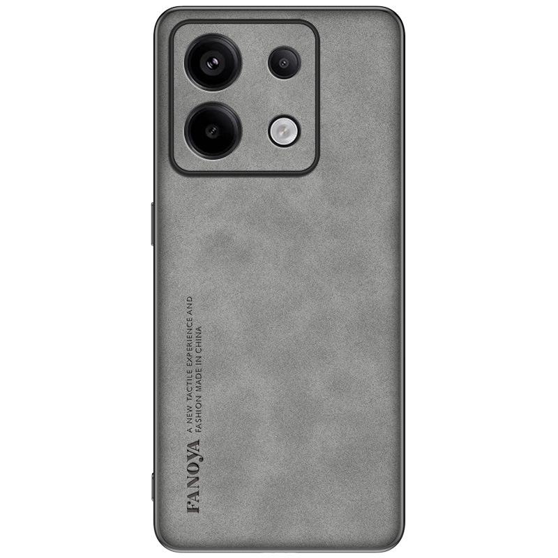 Redmi Note 13 Pro Sheepskin Leather Phone Case - Lambskin, Anti-Fall Protective Shell