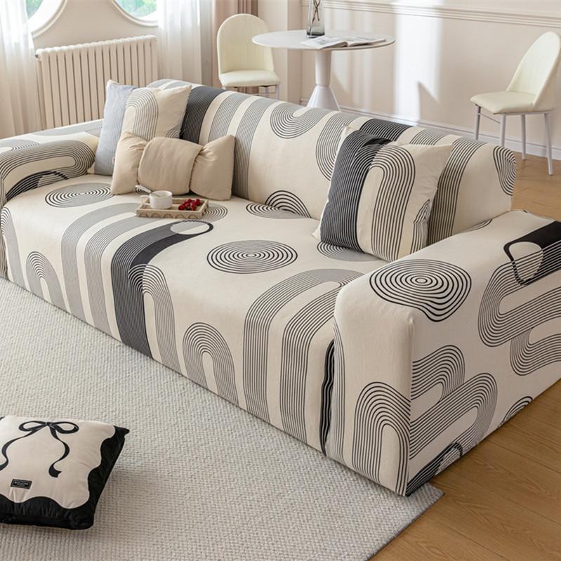 All-in-One Allzweck-Sofabezug Ganzjahres-Universal Anti-Kratzer-Katze Gerade Reihe Dreisitzer Ledersofa-Bezug Bezugsstoff