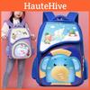 Adorable Cartoon Backpack For Kids Grades 1-3 Large Capacity Oxford Fabric