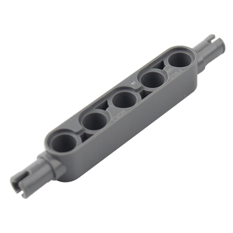 Small Particle Building Block High-tech Parts Thick Holes Beam Double Head With Pins Compatible Featuring Lego Brick