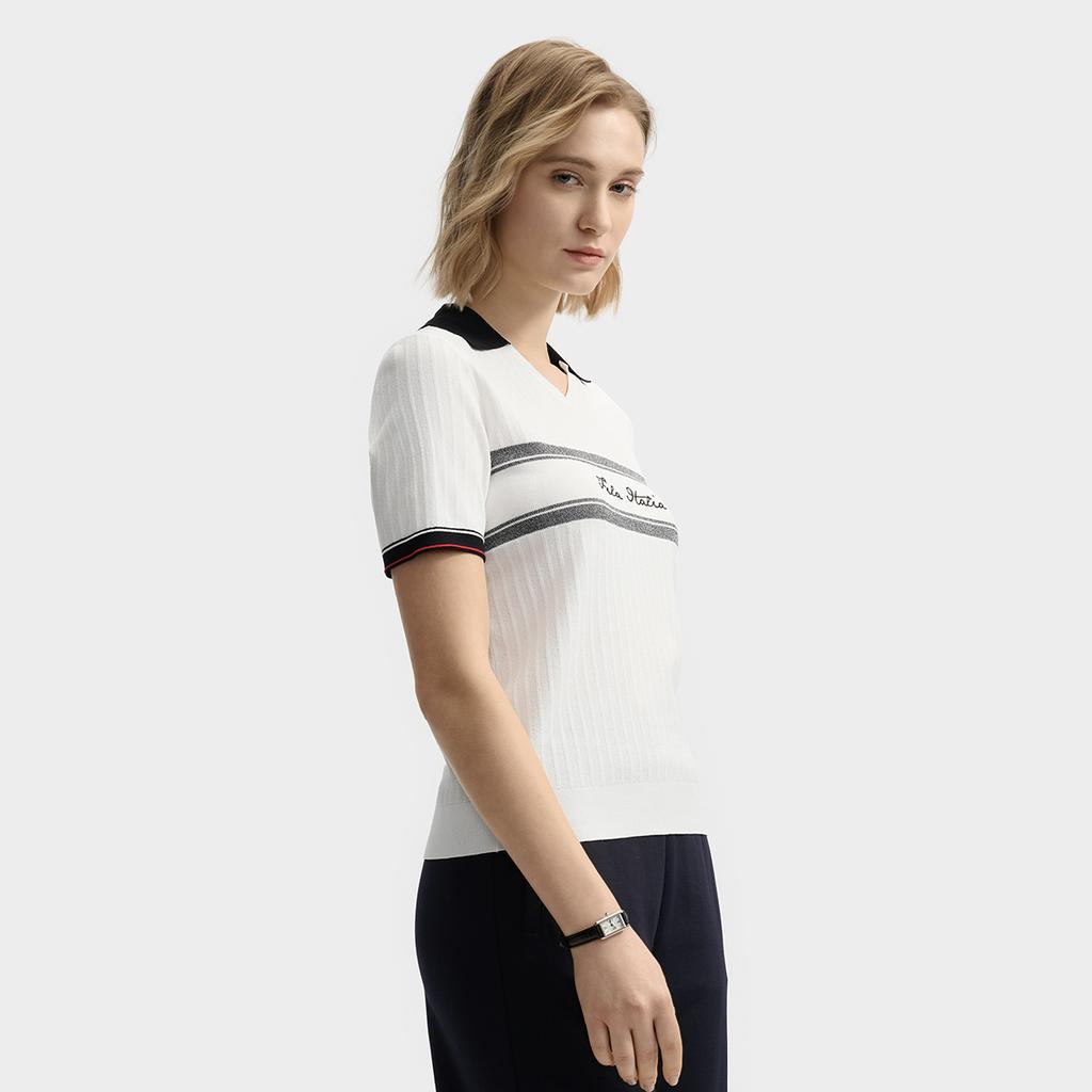 New FILA Lifestyle Knitwear Women's Standard White F11W523411F-WT