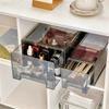 Acrylic Drawer-type Cosmetics Makeup Storage Box Organizer Desktop Storage Transparent Drawer Dustproof Mask Clear Boxes Cabinet
