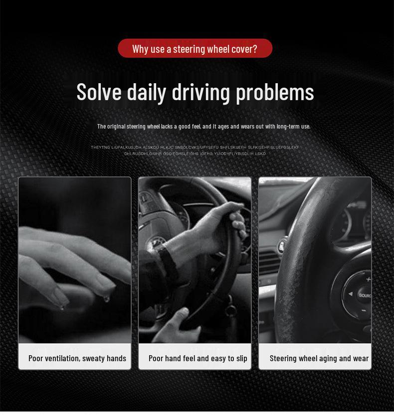 Universal Suede Steering Wheel Cover for NIO ES6, ES7, EC7, ET5, ET7 - Four Season, Ultra-Thin Design