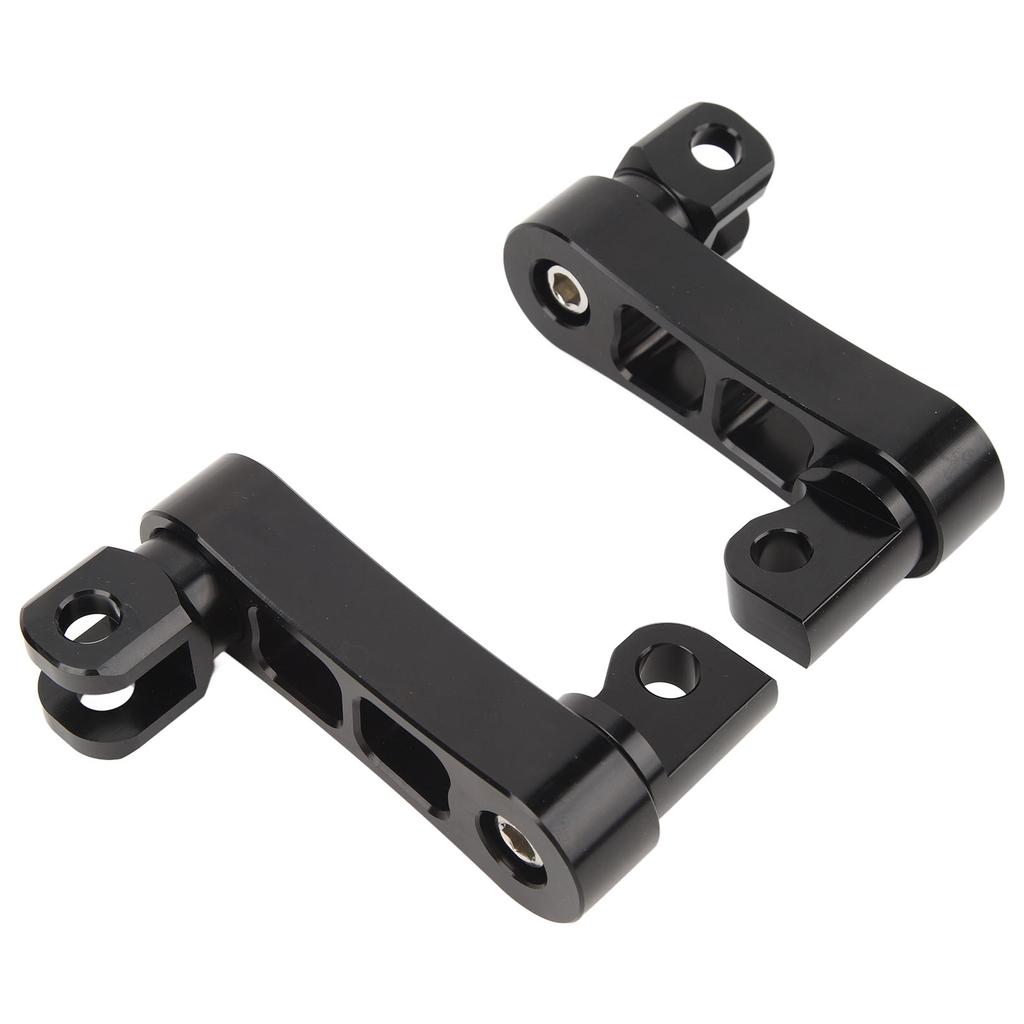 Motorcycle Foot Peg Highway Bracket 360 degrees Adjustable Rugged Foot Peg Extension Bracket for Touring
