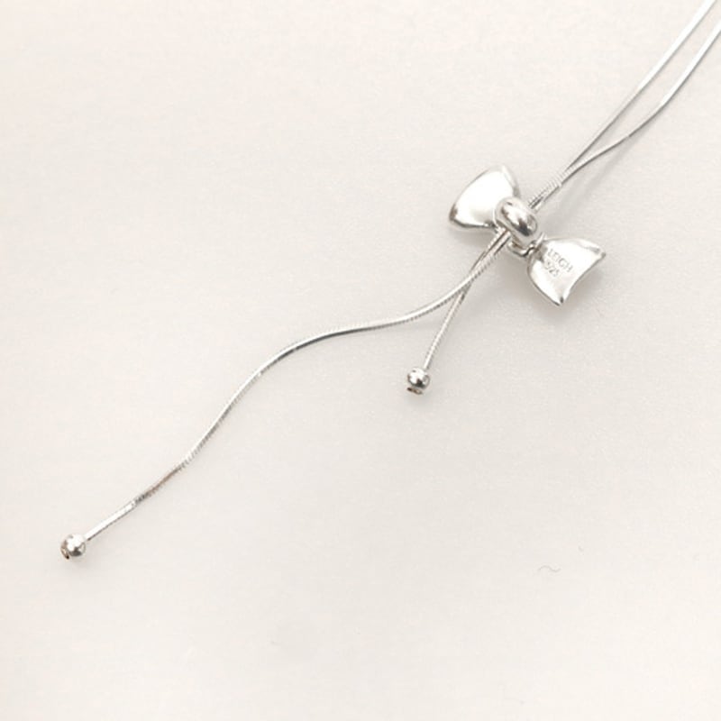 STUDIO LEIGH SILKY RIBBON NECKLACE