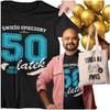Geschenk für 50 40 30 20 60 70 80 18 Geburtstag T-Shirt + Tasche Gratis