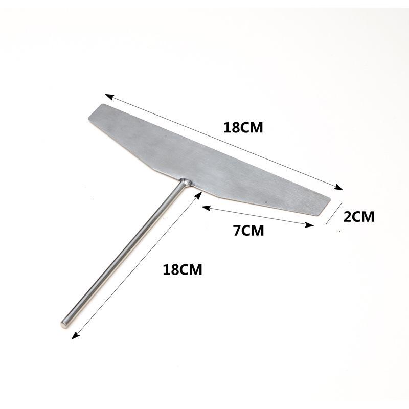 Non-Stick Pancake Griddle Set: Stainless Steel Scraper and Spatula Tools