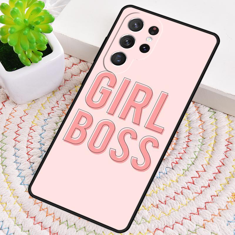 Princess Female Boss Coffee Soft Phone Case For Samsung Galaxy Note 10 Pro S26 S25 S24 S23 S22 Ultra Plus S21 FE S20 Cover