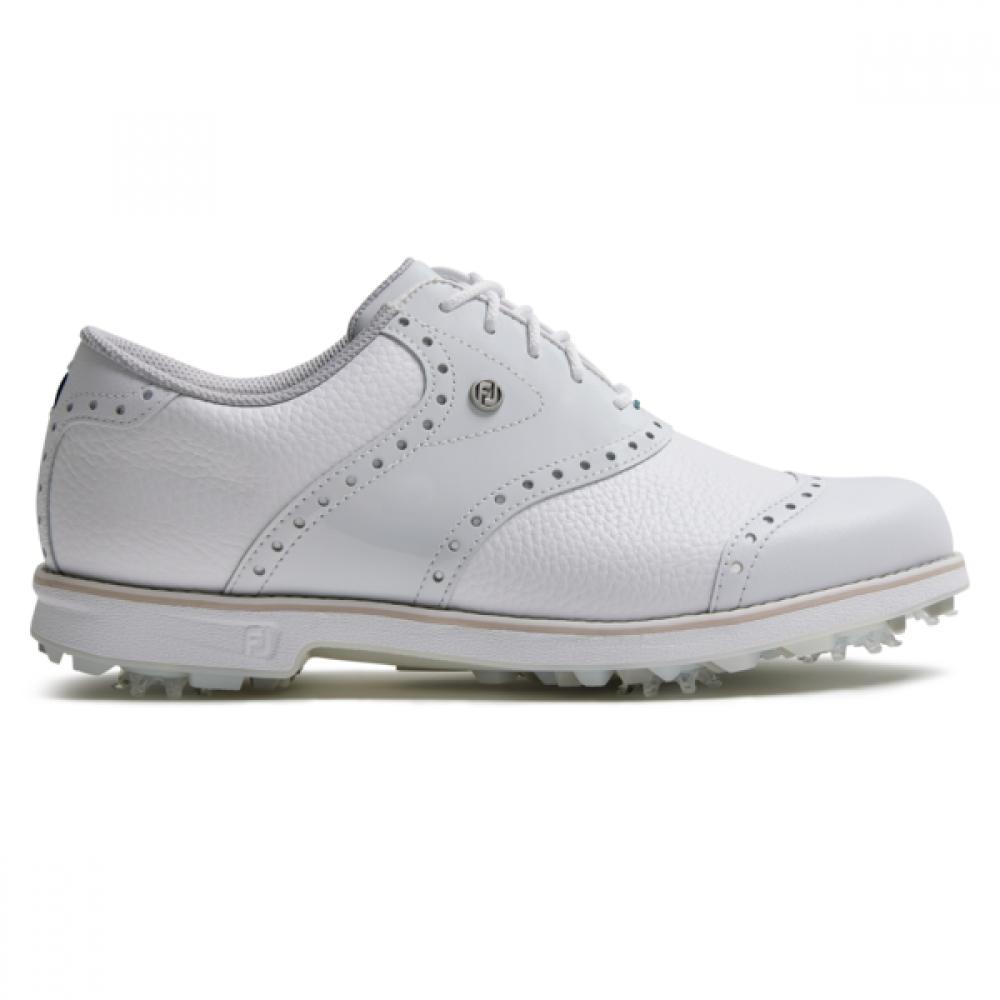 Footjoy Women S Premier Wilcox White   White   White 99079 220