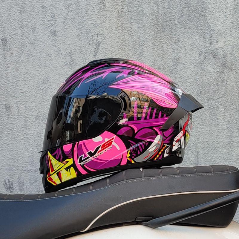 Motorcycle Helmet Men and Women Double Lens Party Sports Car Helmet New National Standard Four Seasons Personalized Bluetooth