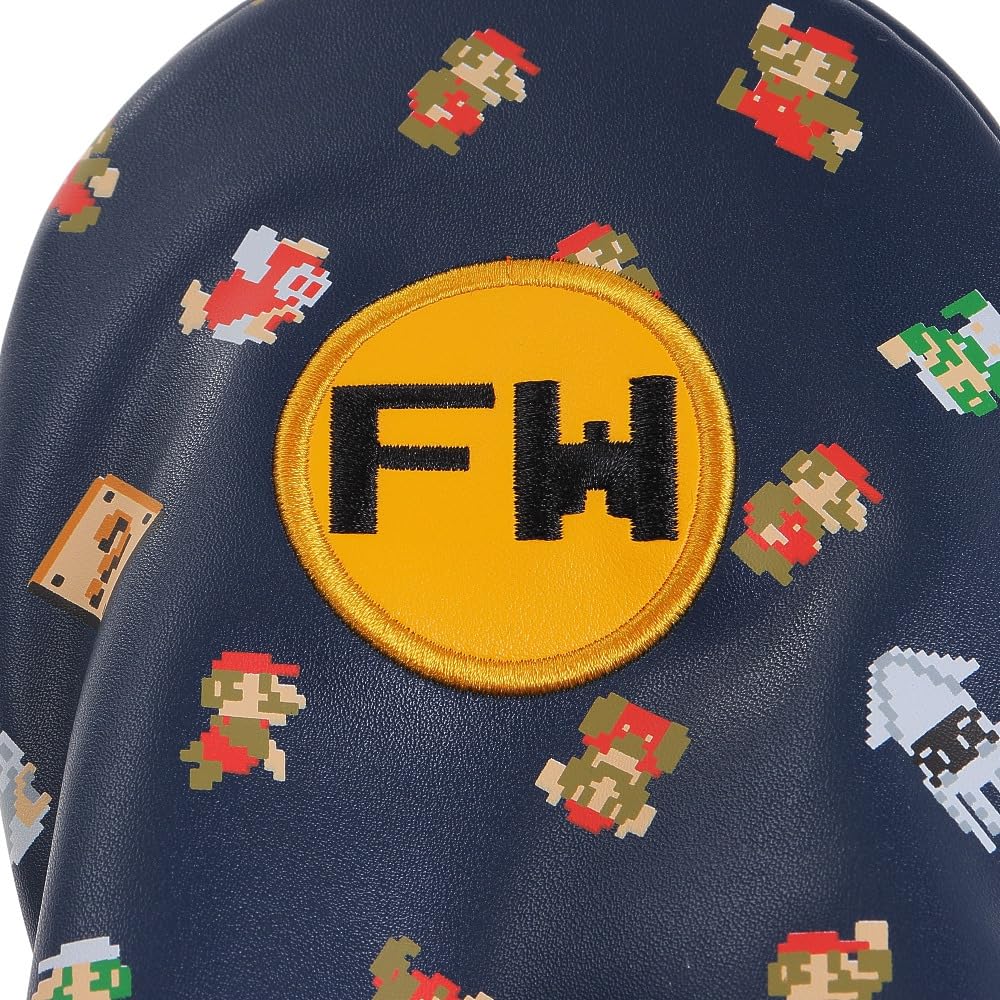 Enjoy Caddie Bag Super Mario Headcover for Fairway Wood Navy Bros. (SBHF002)